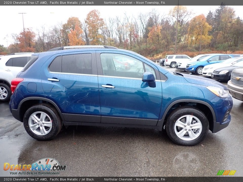 2020 Chevrolet Trax LT AWD Pacific Blue Metallic / Jet Black Photo #6