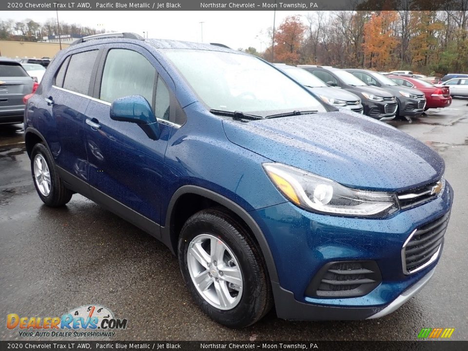 2020 Chevrolet Trax LT AWD Pacific Blue Metallic / Jet Black Photo #7