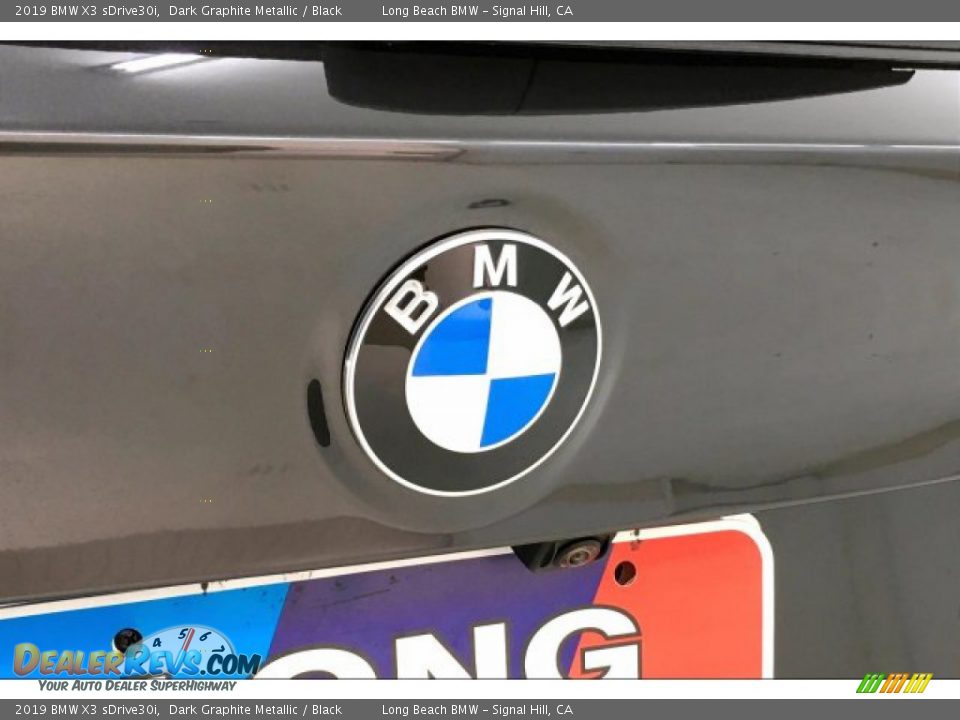 2019 BMW X3 sDrive30i Dark Graphite Metallic / Black Photo #23