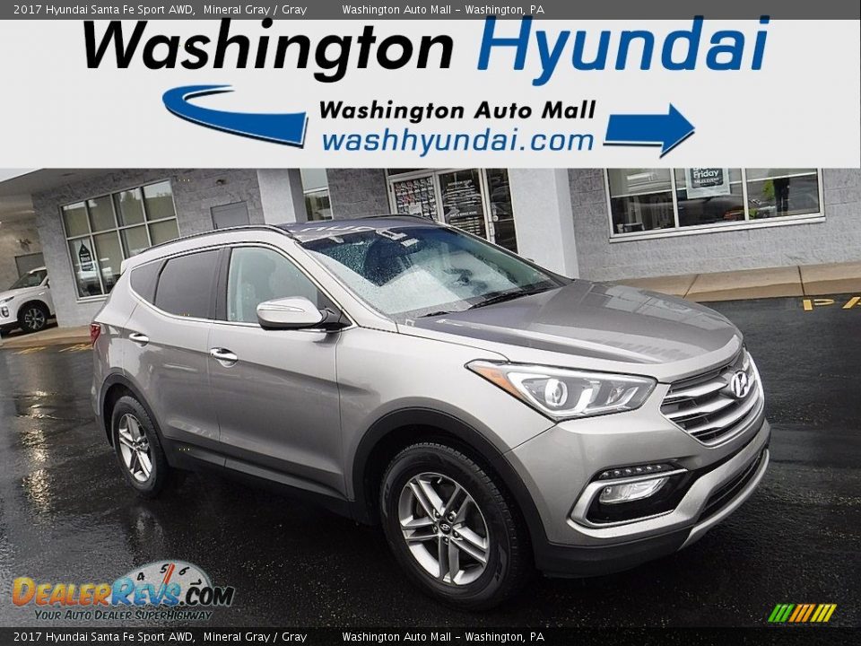 2017 Hyundai Santa Fe Sport AWD Mineral Gray / Gray Photo #1