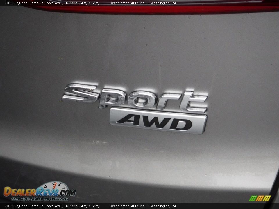 2017 Hyundai Santa Fe Sport AWD Mineral Gray / Gray Photo #10