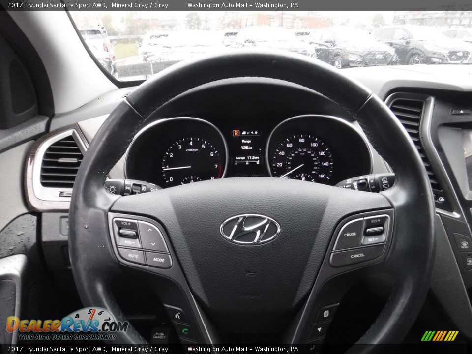 2017 Hyundai Santa Fe Sport AWD Mineral Gray / Gray Photo #19