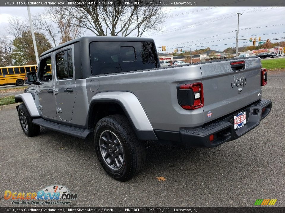 2020 Jeep Gladiator Overland 4x4 Billet Silver Metallic / Black Photo #4