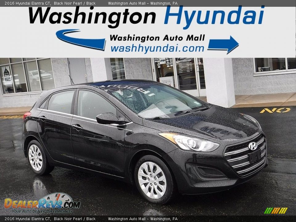 2016 Hyundai Elantra GT Black Noir Pearl / Black Photo #1