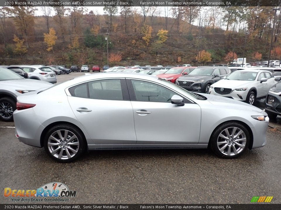 Sonic Silver Metallic 2020 Mazda MAZDA3 Preferred Sedan AWD Photo #1