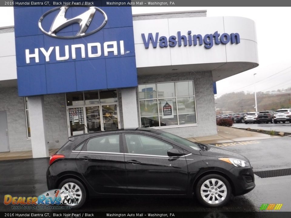 2016 Hyundai Elantra GT Black Noir Pearl / Black Photo #2