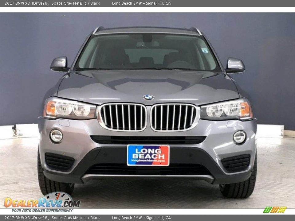 2017 BMW X3 sDrive28i Space Gray Metallic / Black Photo #2