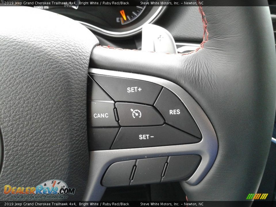 2019 Jeep Grand Cherokee Trailhawk 4x4 Bright White / Ruby Red/Black Photo #20