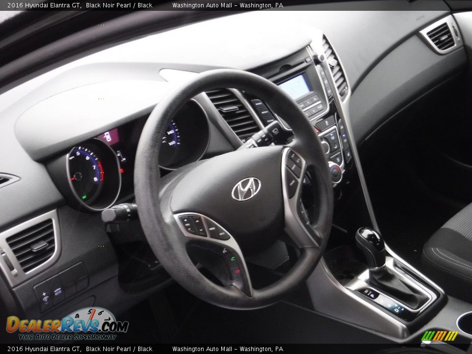2016 Hyundai Elantra GT Black Noir Pearl / Black Photo #12