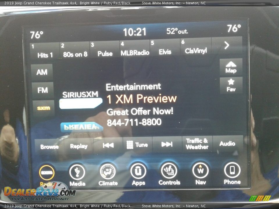 2019 Jeep Grand Cherokee Trailhawk 4x4 Bright White / Ruby Red/Black Photo #23