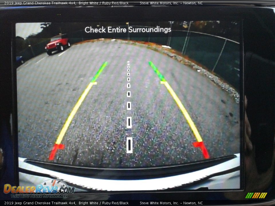 2019 Jeep Grand Cherokee Trailhawk 4x4 Bright White / Ruby Red/Black Photo #24