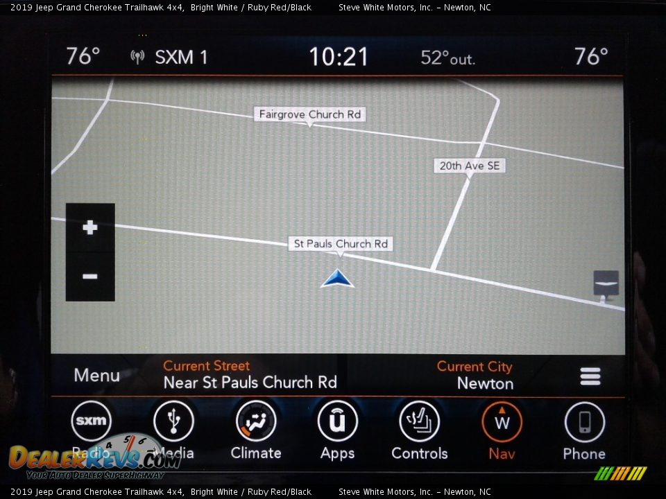 2019 Jeep Grand Cherokee Trailhawk 4x4 Bright White / Ruby Red/Black Photo #25