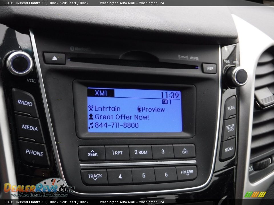 2016 Hyundai Elantra GT Black Noir Pearl / Black Photo #16