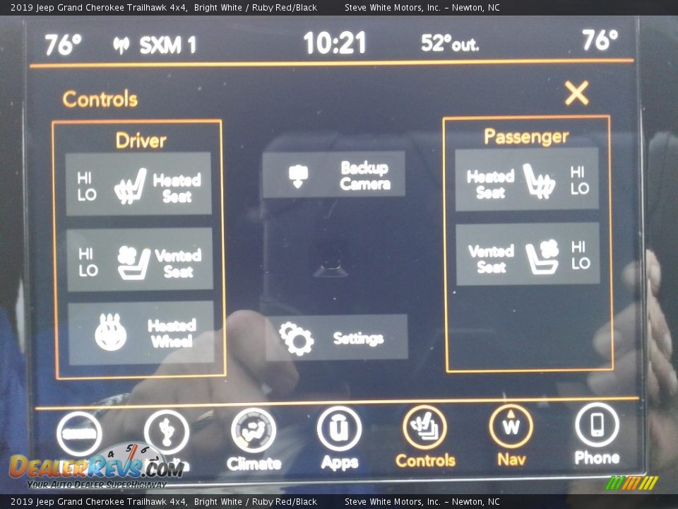 2019 Jeep Grand Cherokee Trailhawk 4x4 Bright White / Ruby Red/Black Photo #27