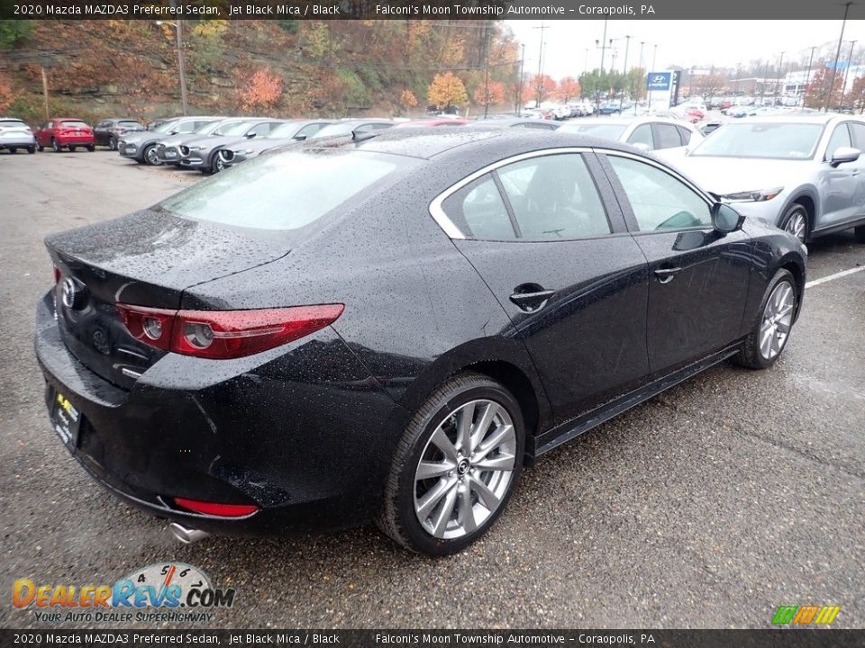 2020 Mazda MAZDA3 Preferred Sedan Jet Black Mica / Black Photo #2