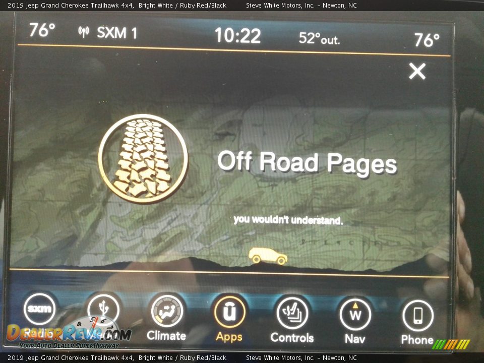 2019 Jeep Grand Cherokee Trailhawk 4x4 Bright White / Ruby Red/Black Photo #29