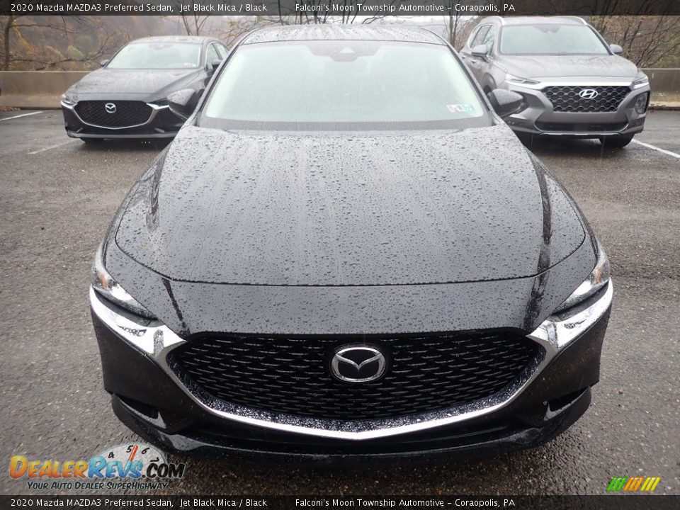 2020 Mazda MAZDA3 Preferred Sedan Jet Black Mica / Black Photo #4