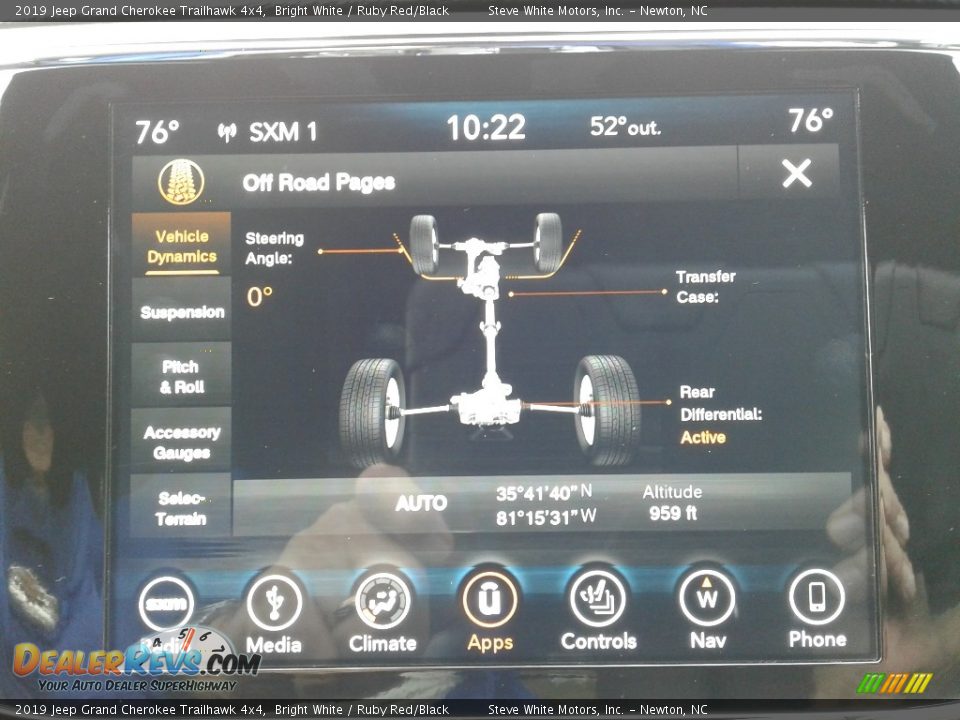 2019 Jeep Grand Cherokee Trailhawk 4x4 Bright White / Ruby Red/Black Photo #30