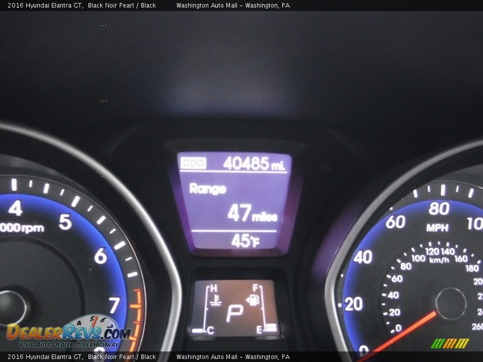 2016 Hyundai Elantra GT Black Noir Pearl / Black Photo #25