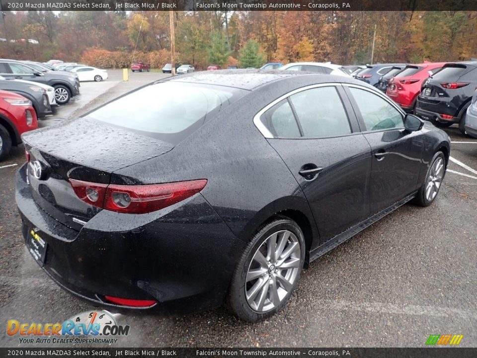 2020 Mazda MAZDA3 Select Sedan Jet Black Mica / Black Photo #2