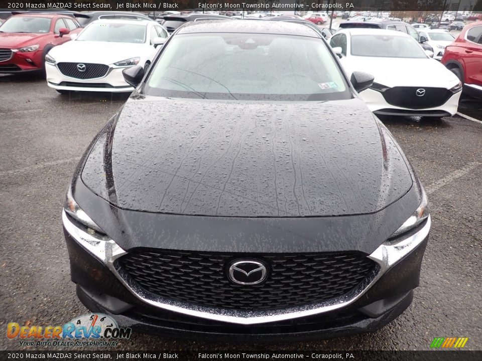 2020 Mazda MAZDA3 Select Sedan Jet Black Mica / Black Photo #4