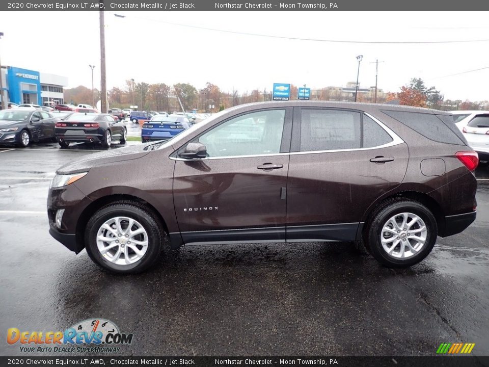 2020 Chevrolet Equinox LT AWD Chocolate Metallic / Jet Black Photo #2