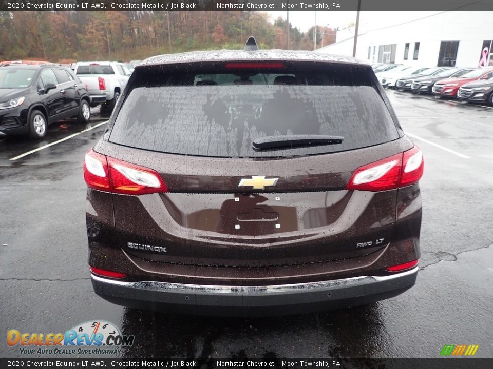 2020 Chevrolet Equinox LT AWD Chocolate Metallic / Jet Black Photo #4