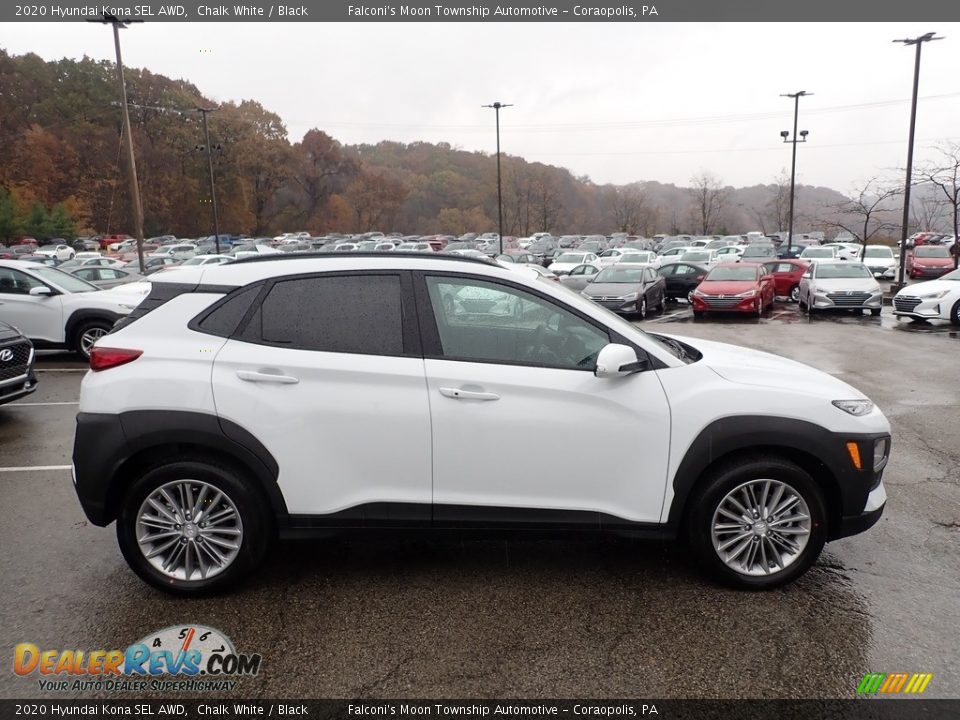 Chalk White 2020 Hyundai Kona SEL AWD Photo #1