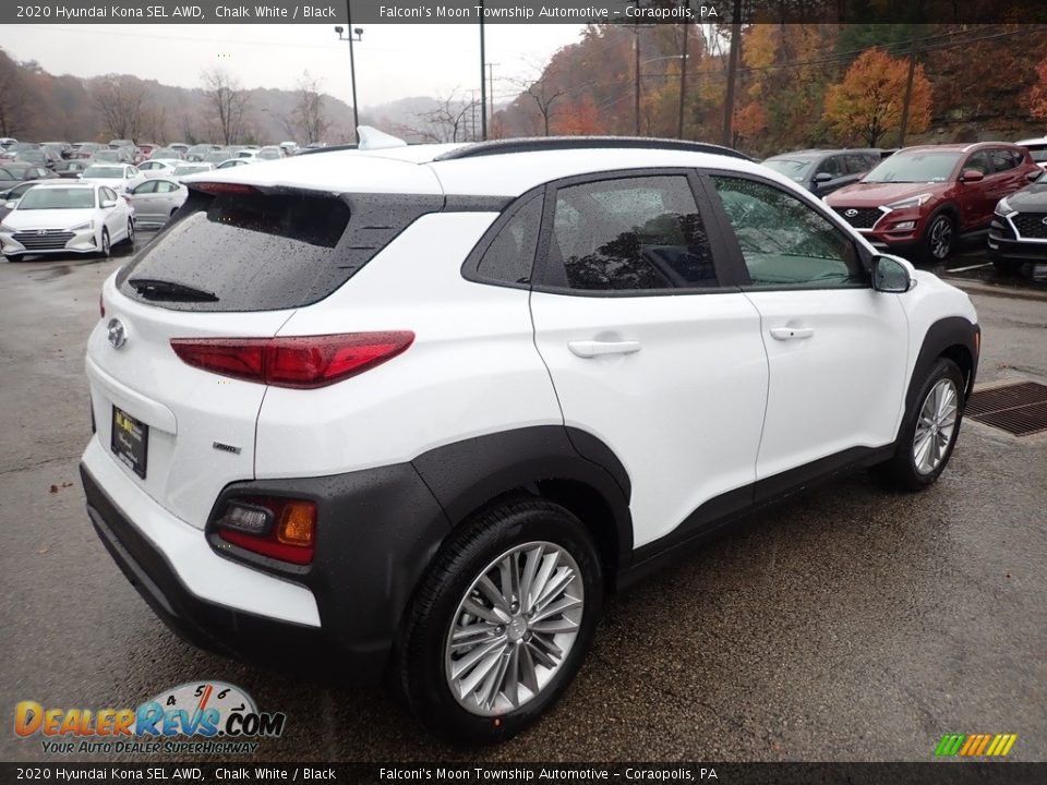 2020 Hyundai Kona SEL AWD Chalk White / Black Photo #2