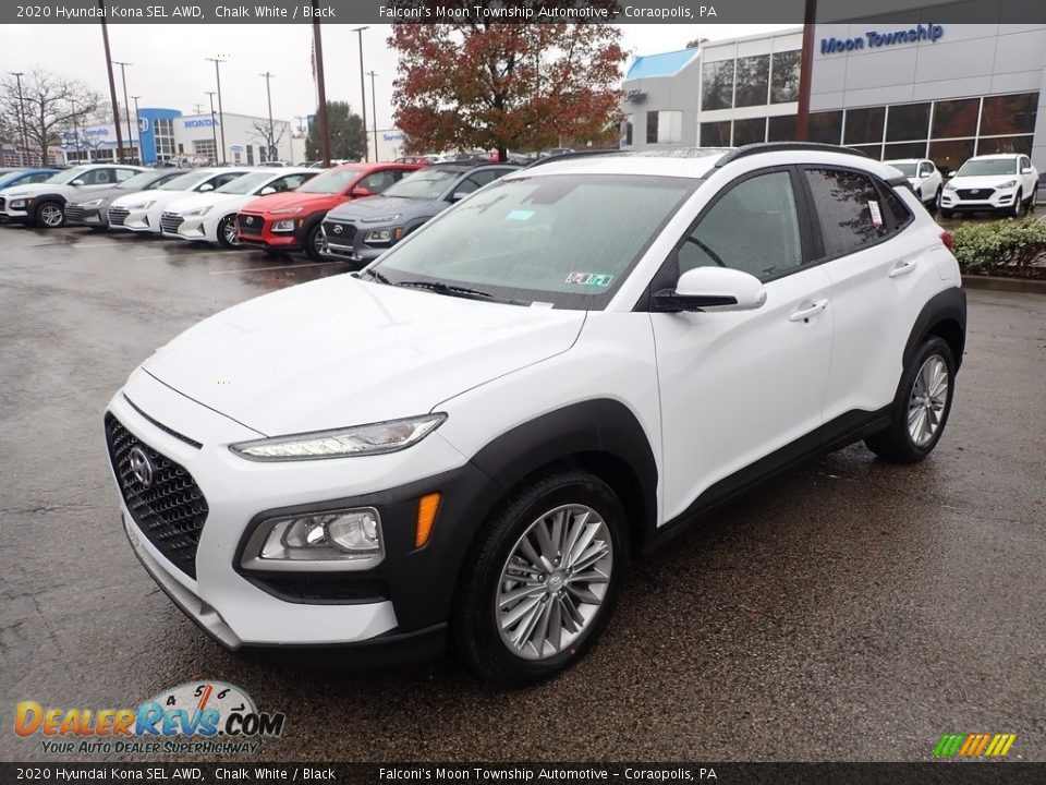 Chalk White 2020 Hyundai Kona SEL AWD Photo #5