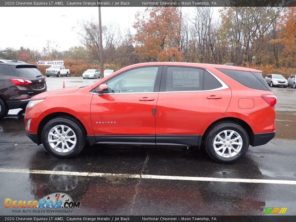 2020 Chevrolet Equinox LT AWD Cayenne Orange Metallic / Jet Black Photo #2