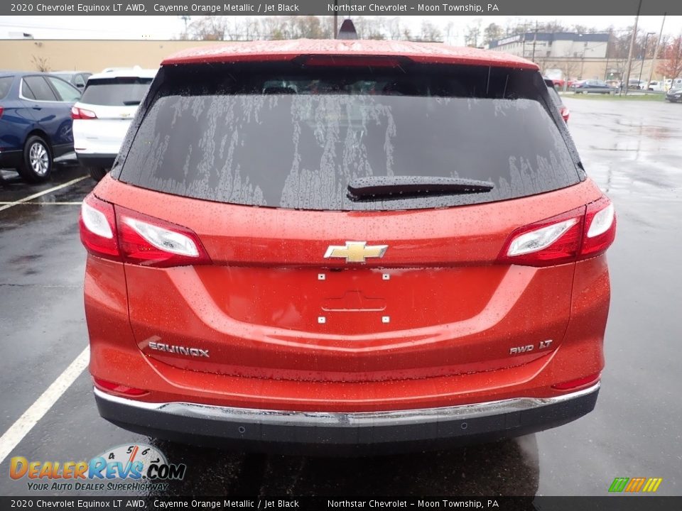 2020 Chevrolet Equinox LT AWD Cayenne Orange Metallic / Jet Black Photo #4