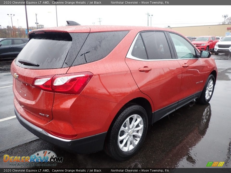 2020 Chevrolet Equinox LT AWD Cayenne Orange Metallic / Jet Black Photo #5