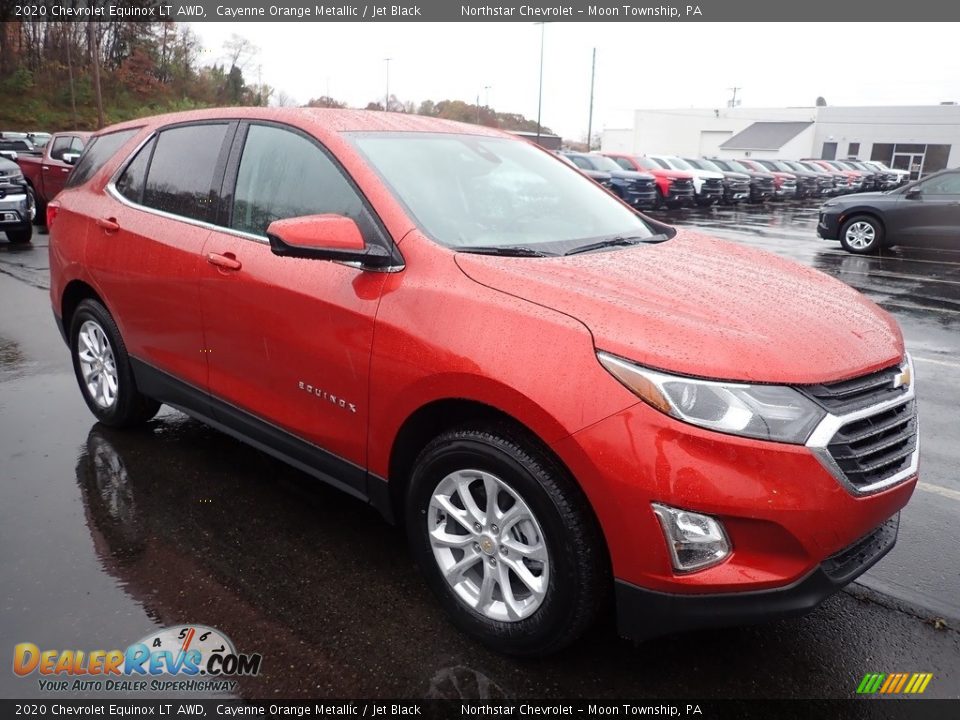 2020 Chevrolet Equinox LT AWD Cayenne Orange Metallic / Jet Black Photo #7