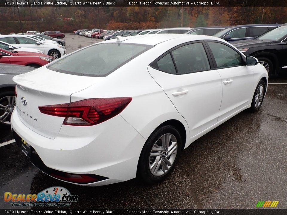 2020 Hyundai Elantra Value Edition Quartz White Pearl / Black Photo #2