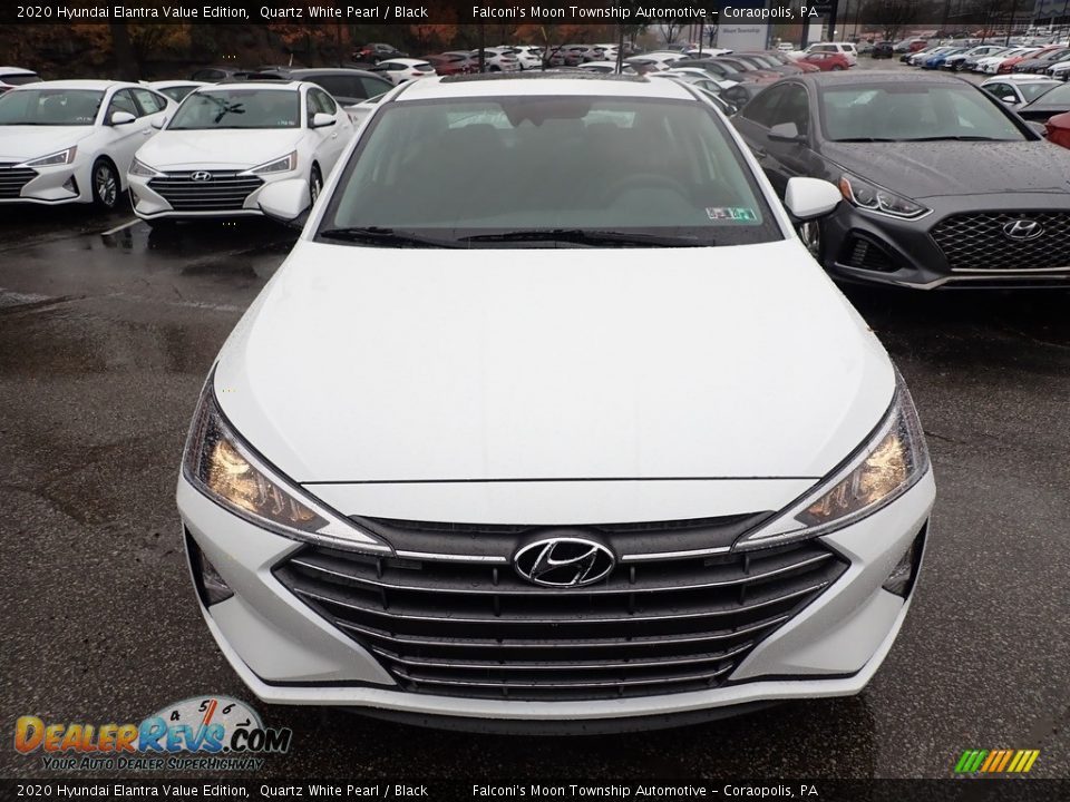 2020 Hyundai Elantra Value Edition Quartz White Pearl / Black Photo #4