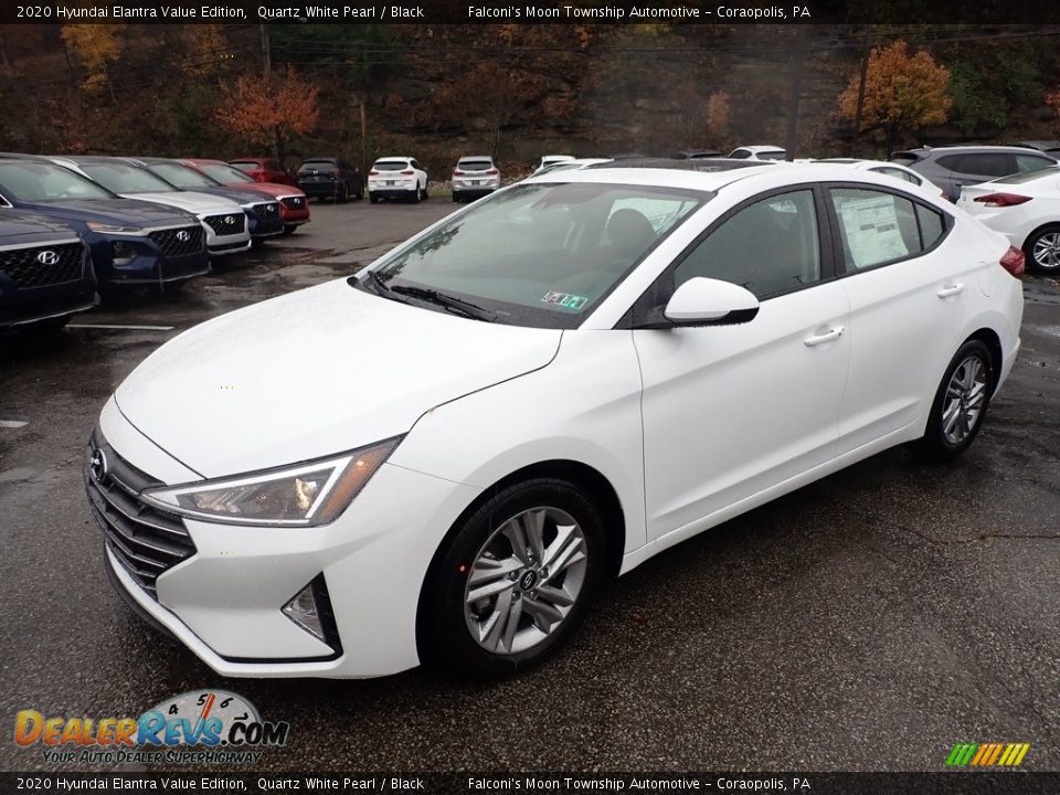 2020 Hyundai Elantra Value Edition Quartz White Pearl / Black Photo #5