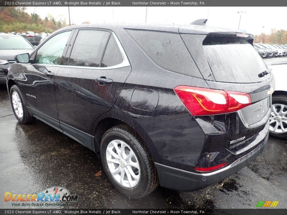 2020 Chevrolet Equinox LT AWD Midnight Blue Metallic / Jet Black Photo #3