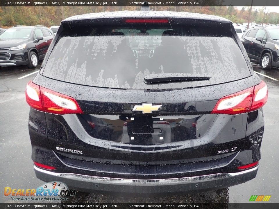 2020 Chevrolet Equinox LT AWD Midnight Blue Metallic / Jet Black Photo #4