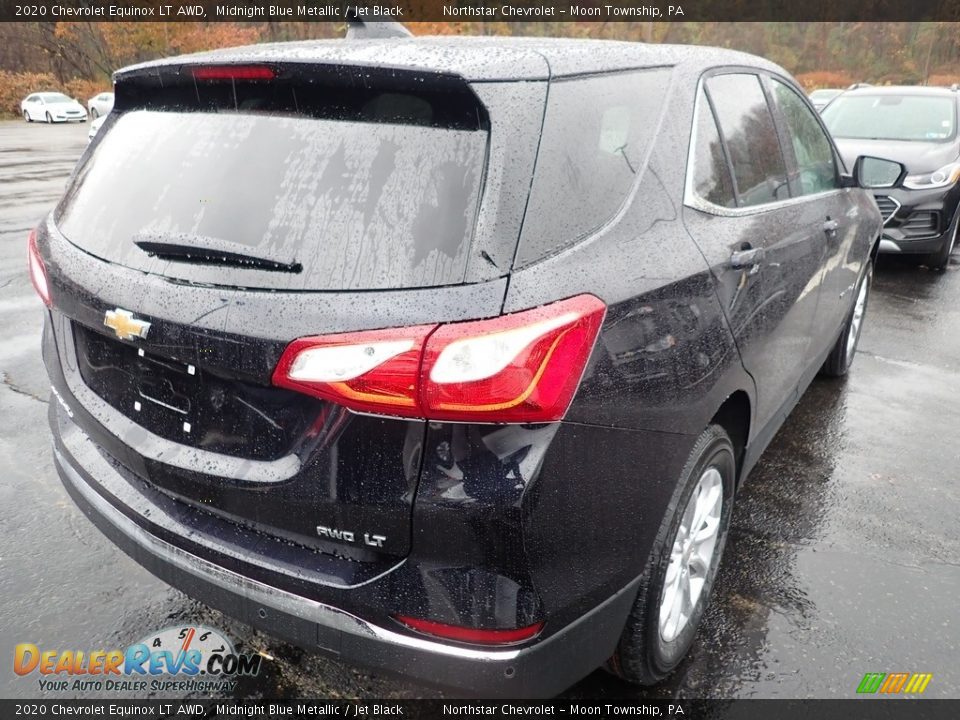 2020 Chevrolet Equinox LT AWD Midnight Blue Metallic / Jet Black Photo #5