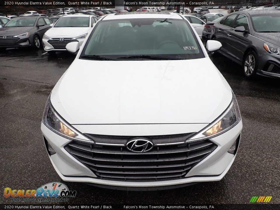 2020 Hyundai Elantra Value Edition Quartz White Pearl / Black Photo #4