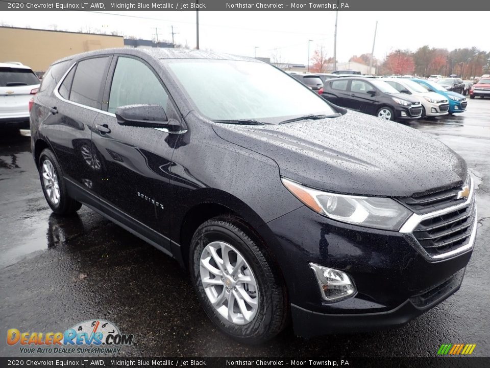 2020 Chevrolet Equinox LT AWD Midnight Blue Metallic / Jet Black Photo #7