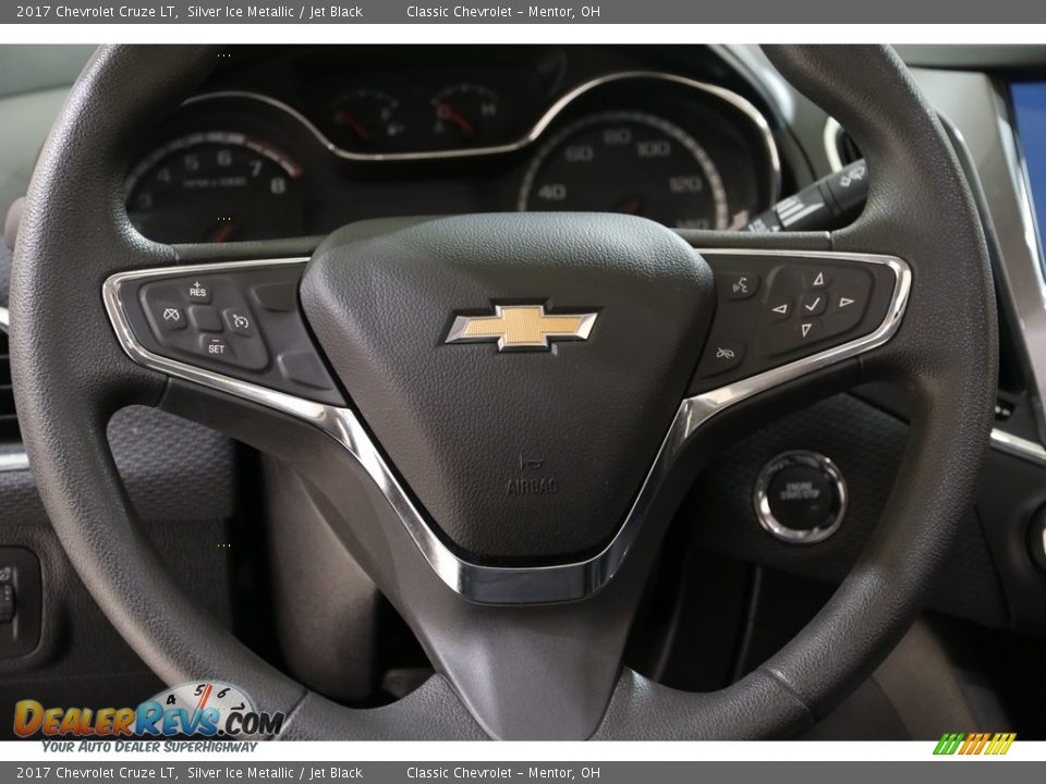 2017 Chevrolet Cruze LT Silver Ice Metallic / Jet Black Photo #7