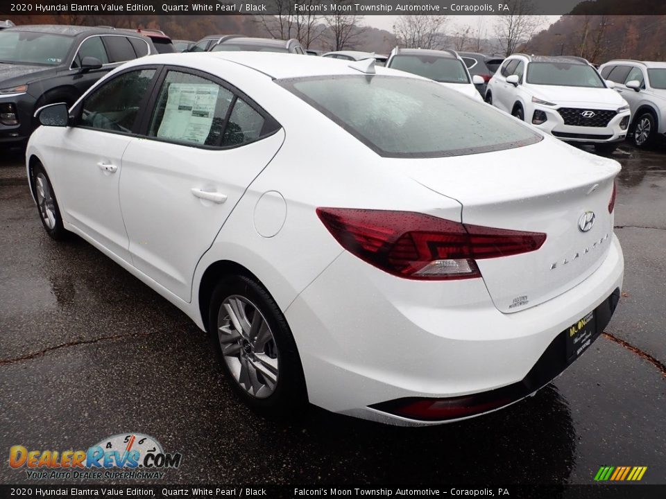 2020 Hyundai Elantra Value Edition Quartz White Pearl / Black Photo #6