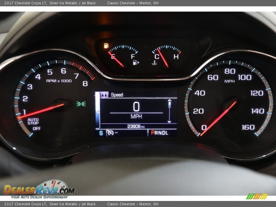 2017 Chevrolet Cruze LT Silver Ice Metallic / Jet Black Photo #8