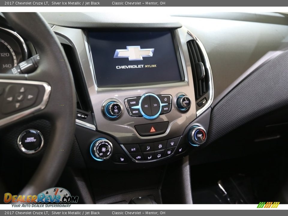 2017 Chevrolet Cruze LT Silver Ice Metallic / Jet Black Photo #9