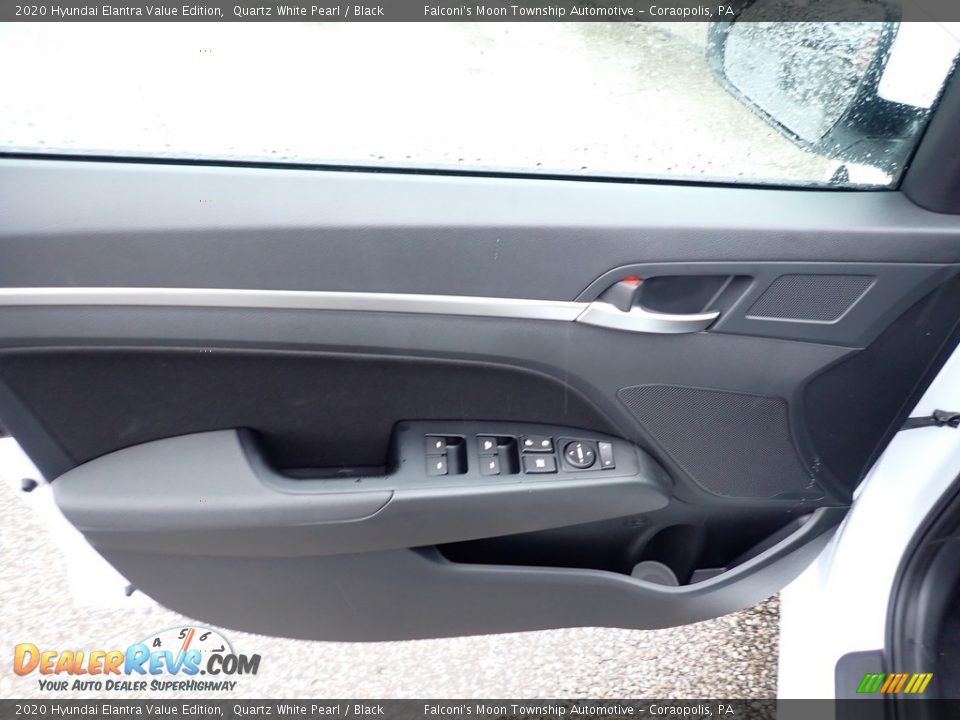 2020 Hyundai Elantra Value Edition Quartz White Pearl / Black Photo #10