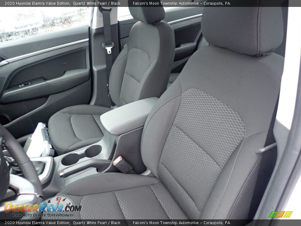 2020 Hyundai Elantra Value Edition Quartz White Pearl / Black Photo #11