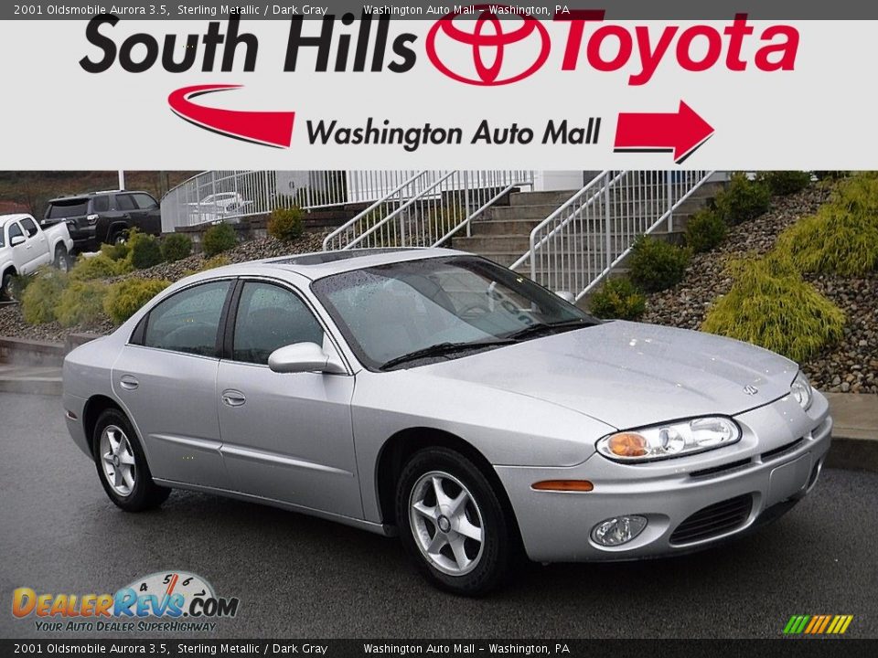 2001 Oldsmobile Aurora 3.5 Sterling Metallic / Dark Gray Photo #1