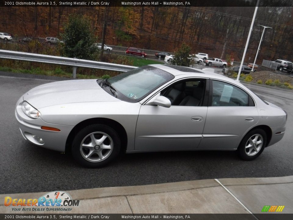 2001 Oldsmobile Aurora 3.5 Sterling Metallic / Dark Gray Photo #7